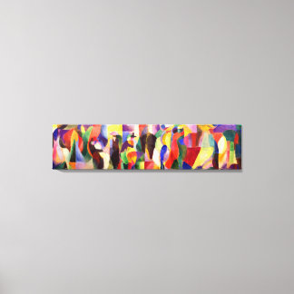 Impressão Em Tela Tango Bal Bullier - Abstrato Art de Sonia Delaunay