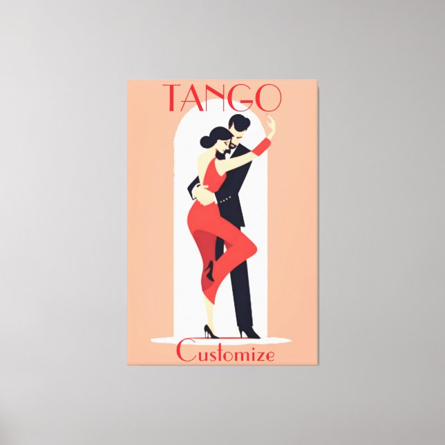 Impressão Em Tela Tango Dancers Thunder_Cove (Frente)
