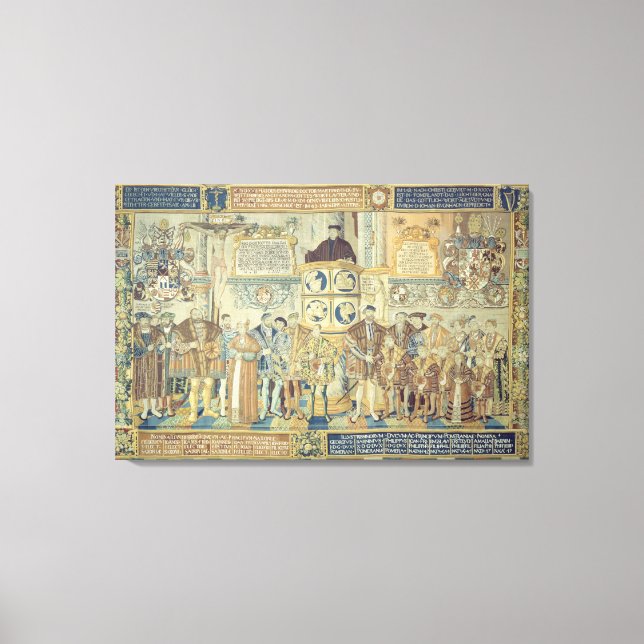 Impressão Em Tela Tapeçaria Croy, 1554 (Frente)