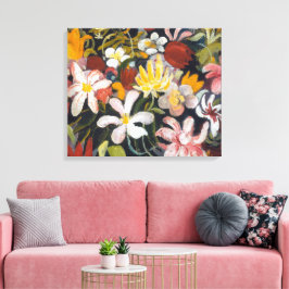 Impressão Em Tela Tapete de Flores | Auguste Macke |