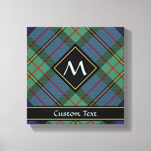 Impressão Em Tela Tartan do Clã MacLaren (Frente)