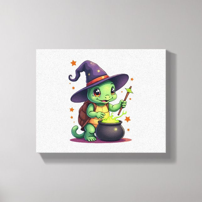 Impressão Em Tela Tartaruga Hocus Shellcus (Frente)