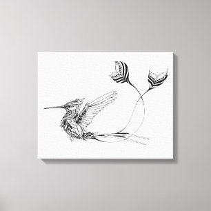 Impressão Em Tela Tatuagem de aves psicodélicas 6