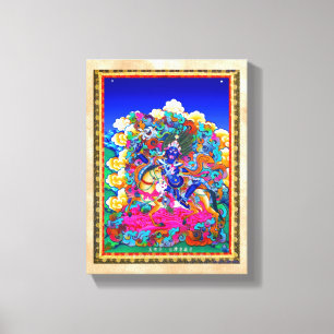 Impressão Em Tela Tatuagem de Thangka Legal oriental tibetana Palden