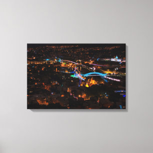 Impressão Em Tela Tbilisi à noite