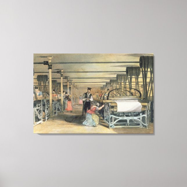 Impressão Em Tela Tecelagem de luz, 1834 (Frente)