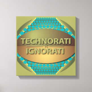 Impressão Em Tela Technorati vs Ignorati