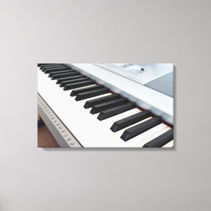 Impressão Em Tela Teclado de piano de Digitas