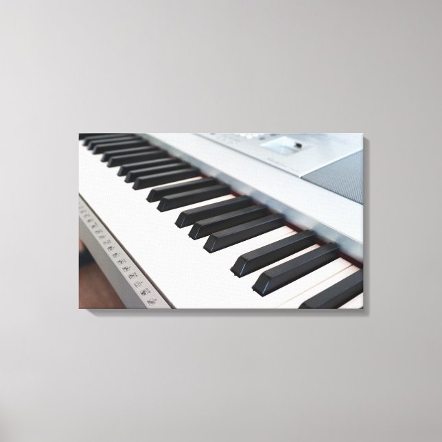 Impressão Em Tela Teclado para piano digital (Frente)