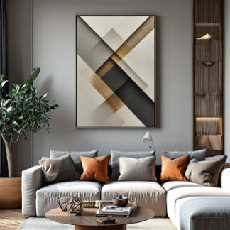 Impressão Em Tela Tectonic Harmony