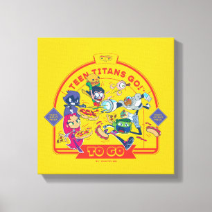 Impressão Em Tela Teen Titans Go! Ir