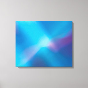 Impressão Em Tela Tela Abstrata Violeta Azul Aquático Brilhante #1
