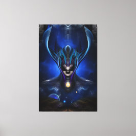 Impressão Em Tela Tela Azul-Sombra Taidushan Sai