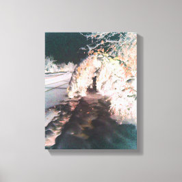 Impressão Em Tela Tela de Arte Bela Brilhada de Fada Laranja