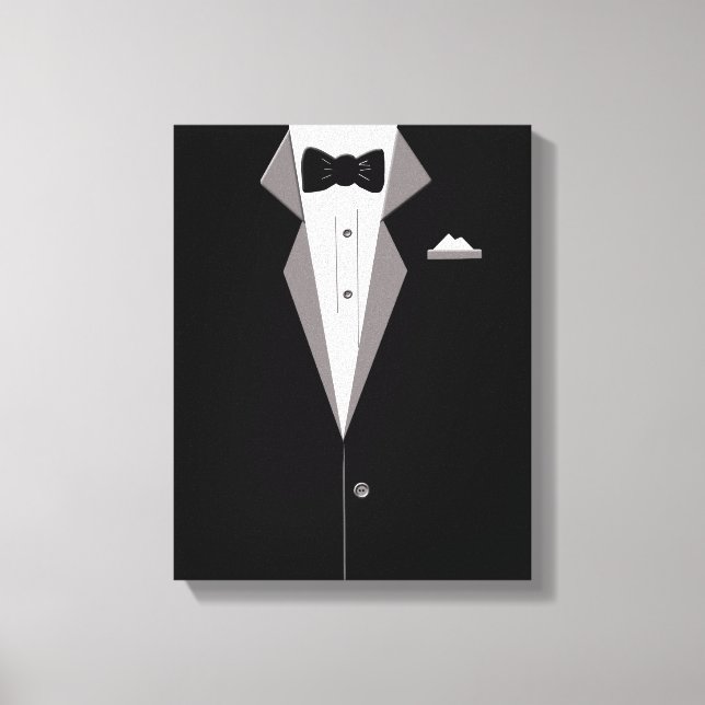 Impressão Em Tela Tela de Arte do Tuxedo (Frente)