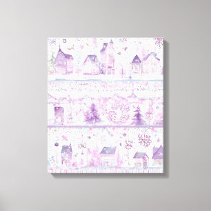 Impressão Em Tela Tela de Arte Molhada Colorida Moderna