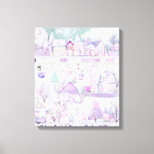 Impressão Em Tela Tela de Arte Molhada Colorida Moderna