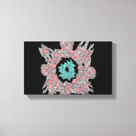 Impressão Em Tela Tela de Fluxo Abstrato Geométrico