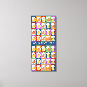 Impressão Em Tela Tela de impressão personalizada BEER Pop Art