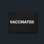 Impressão Em Tela Tela de impressão personalizável branca preta e va<br><div class="desc">Tela de desenho personalizável branca e vacinada,  com estilo simples e elegante preto e branco,  assinar o mínimo estilo elegante preto e branco</div>