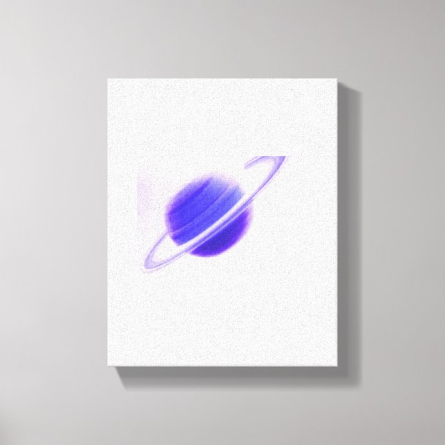 Impressão Em Tela tela de saturno (Frente)