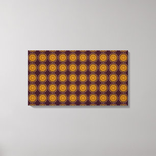Impressão Em Tela Tela de Sol Dourado