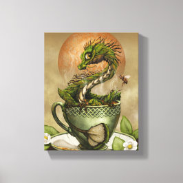 Impressão Em Tela Tela de tela do Tea Dragon 8x10