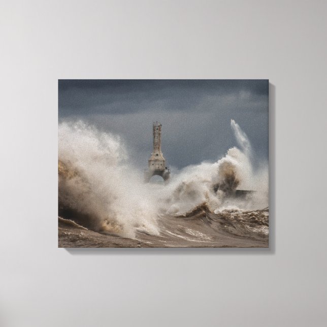 Impressão Em Tela Tela do Farol Stormy (Frente)