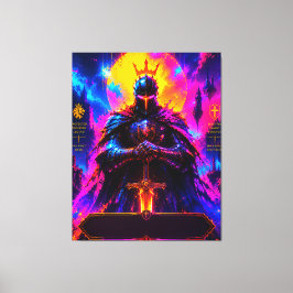 Impressão Em Tela Tela do Pai Guardião Neon