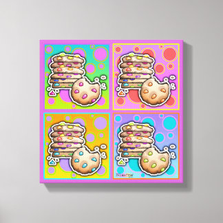 Impressão Em Tela Tela Enrolada da Galeria de Biscoitos Pop Art