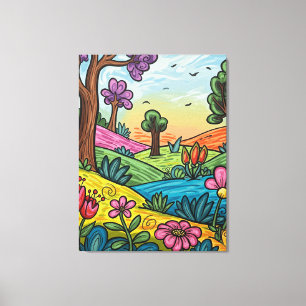 Impressão Em Tela Tela Enrolada Premium 76 cm x 102 cm