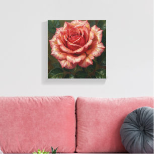 Impressão Em Tela Tela Envelopada Premium SPNP_Rosa