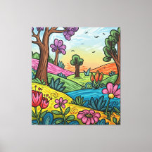 Tela Envolvida Premium Personalizada (101,6 cm x 1