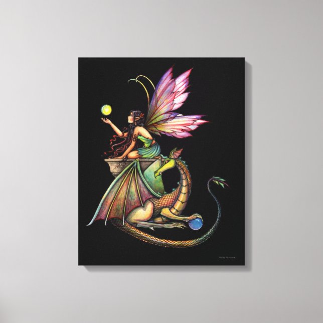 Impressão Em Tela Tela Orbs Fairy do Dragão (Frente)