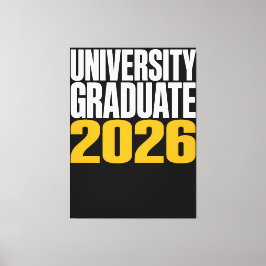 Impressão Em Tela Tela Personalizada de Gradução da Universidade Tur