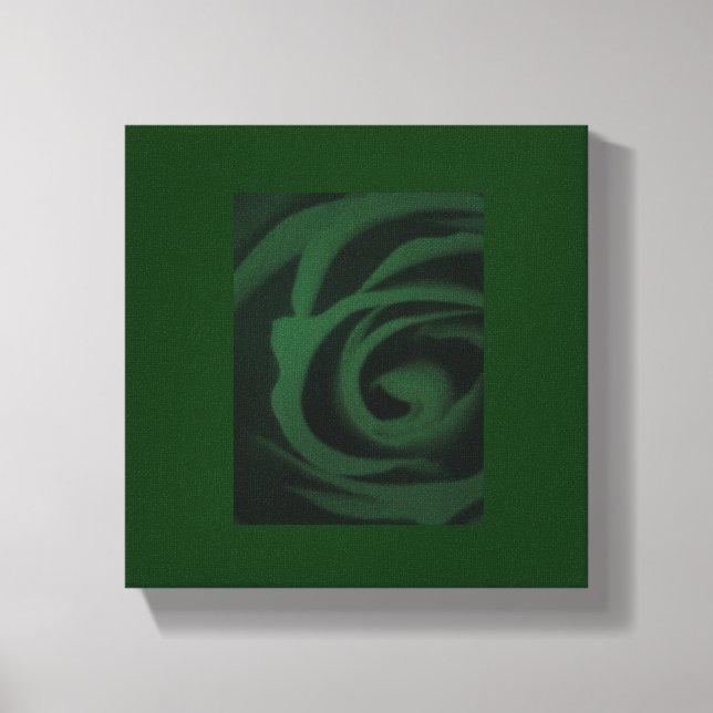 Impressão Em Tela Tela Rosa Verde (Frente)