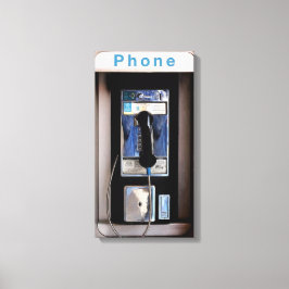 Impressão Em Tela Telefone Público de Nova Iorque, Telefone do Telef