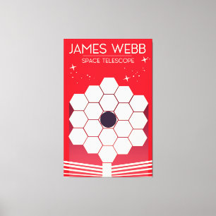 Impressão Em Tela telescópio espacial james webb,