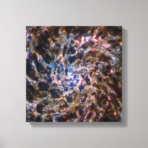 Impressão Em Tela Telescópio Espacial James Webb Galáxia Espiral IC
