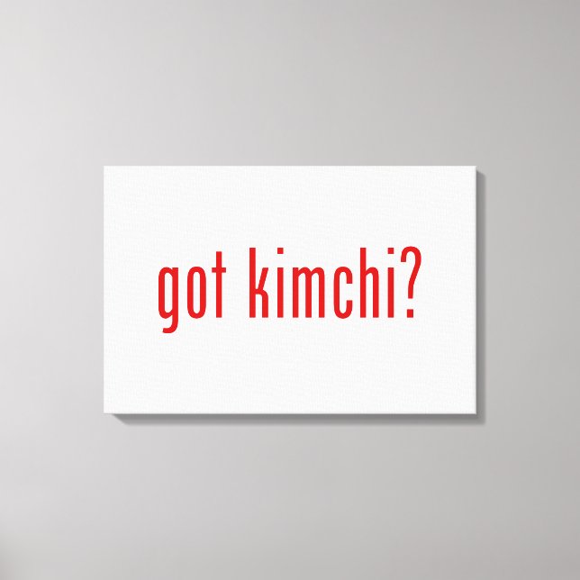 Impressão Em Tela tem kimchi? (Frente)