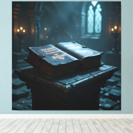 Impressão Em Tela Tempel des Wissens – Die ewige Bibliothek