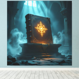 Impressão Em Tela Tempel des Wissens – Die ewige Bibliothek