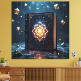 Impressão Em Tela Tempel des Wissens – Die ewige Bibliothek