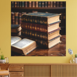 Impressão Em Tela Tempel des Wissens – Die ewige Bibliothek