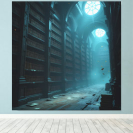 Impressão Em Tela Tempel des Wissens – Die ewige Bibliothek