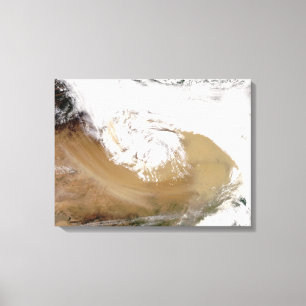 Impressão Em Tela Tempestade da poeira em China do norte 2