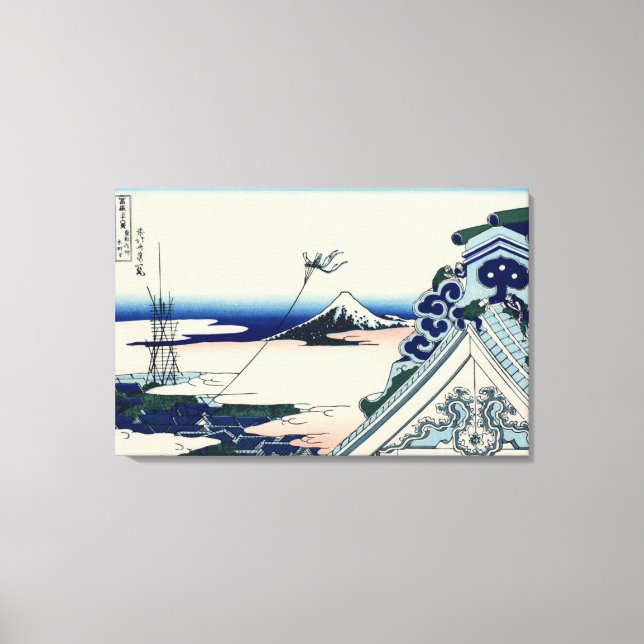 Impressão Em Tela Templo de Asakusa Honganji na Capital Oriental (Frente)