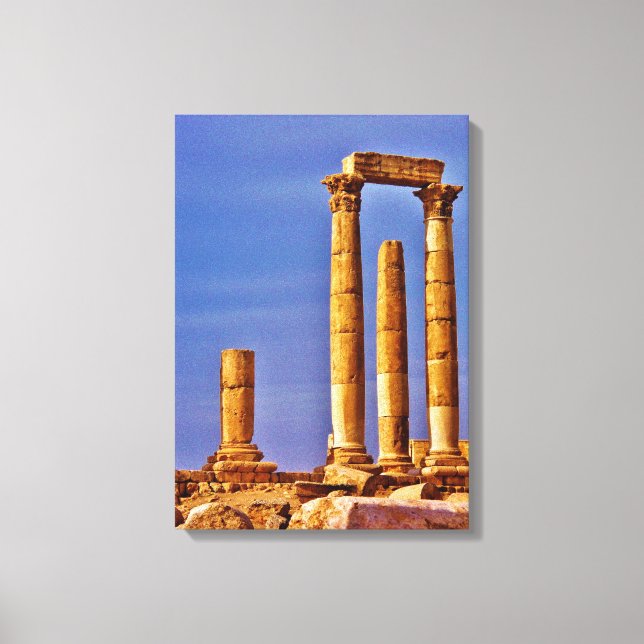 Impressão Em Tela Templo de Hércules (Frente)