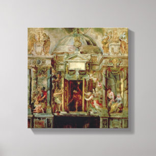 Impressão Em Tela Templo de Janus, 1630s