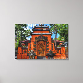 Impressão Em Tela Templo Hindu Hinduísmo Indonésia Foto Paisagem